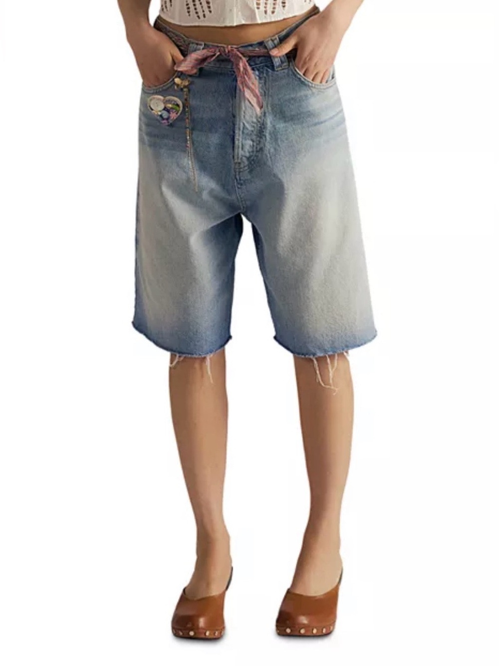 Free People We The Free Montana Denim Short $78 NWOT Size 30